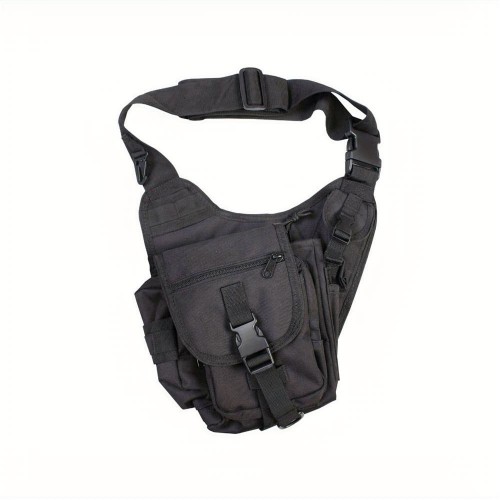 Tactical Shoulder Bag (7 Litre) BK, Stay organized and ready with the Tactical Shoulder Bag – 7 Litre in sleek black